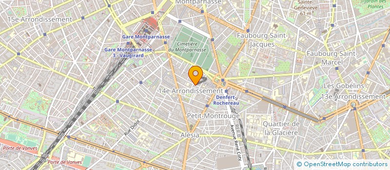 localisation de l'entreprise BIV  PARIS