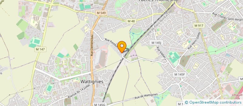 localisation de l'entreprise BIVAO CONSULTING  WATTIGNIES