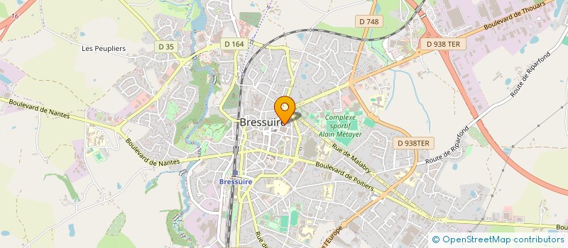 localisation de l'entreprise BIVOUAC  BRESSUIRE