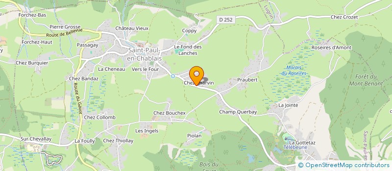 localisation de l'entreprise BIVOUAC  SAINT-PAUL-EN-CHABLAIS