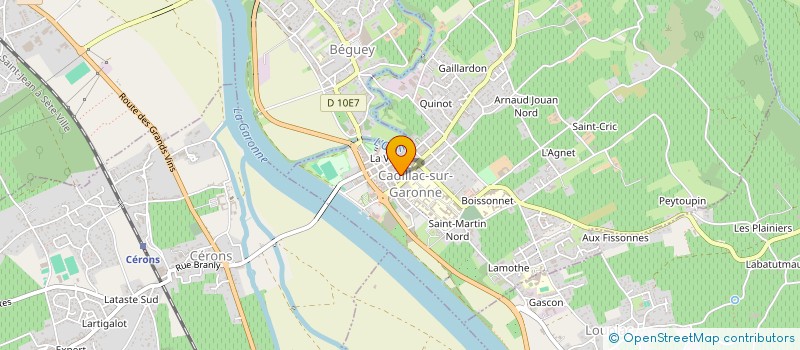 localisation de l'entreprise BIVOUAC  CADILLAC-SUR-GARONNE