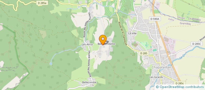 localisation de l'entreprise BIVOUAC  CHAPAREILLAN