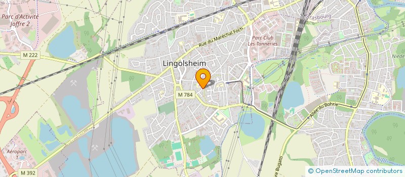 localisation de l'entreprise BIVOUAC  LINGOLSHEIM