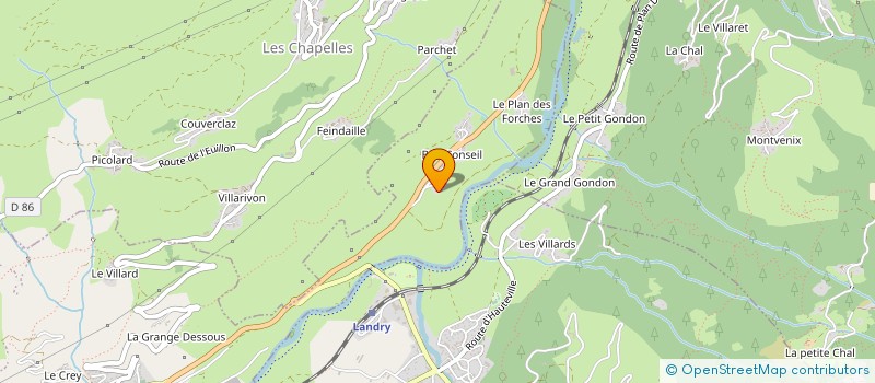 localisation de l'entreprise BIWA à LA PLAGNE TARENTAISE