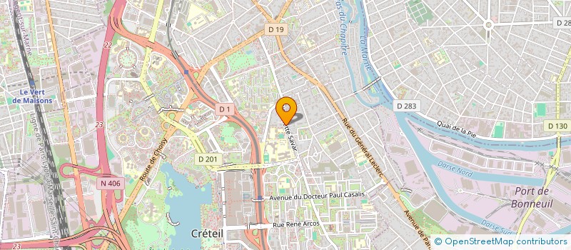 localisation de l'entreprise BIWAY à CRETEIL