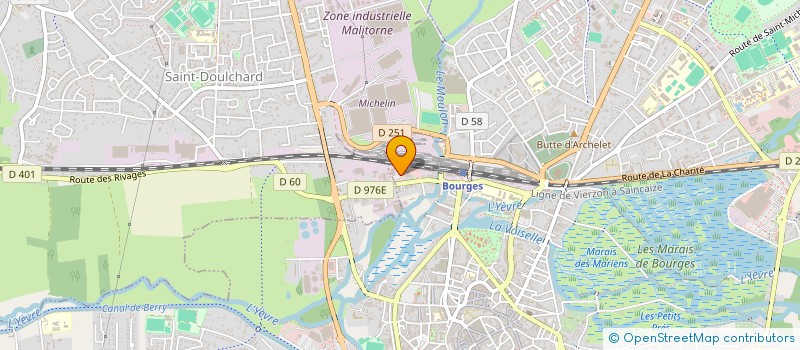 localisation de l'entreprise BIWILL à BOURGES