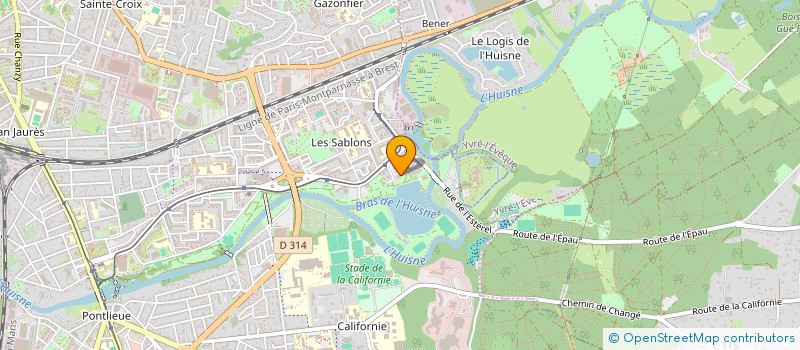 localisation de l'entreprise BIWORKS  LE MANS