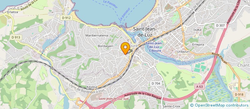 localisation de l'entreprise BIXCO  CIBOURE