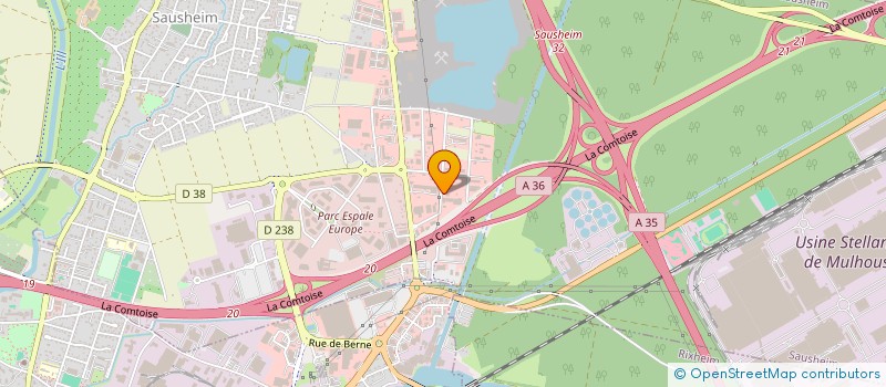 localisation de l'entreprise BIXEL-JUEN  SAUSHEIM