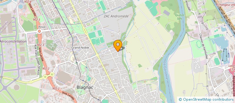 localisation de l'entreprise BIXENTE  BLAGNAC