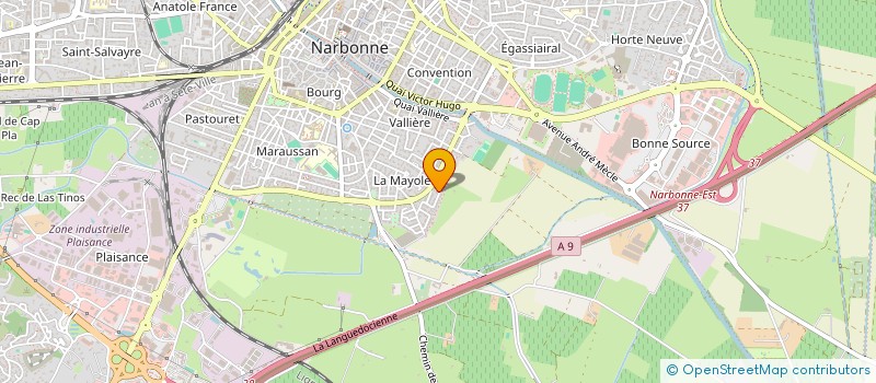 localisation de l'entreprise BIXIPODS  NARBONNE