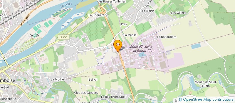 localisation de l'entreprise BIYACORP  AMBOISE