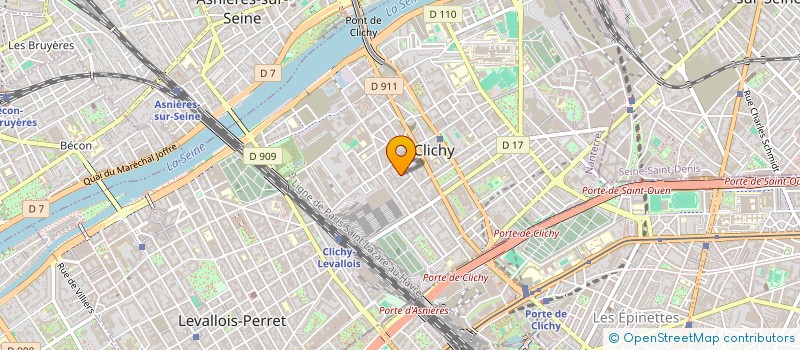 localisation de l'entreprise BIZ 4 YOU à CLICHY