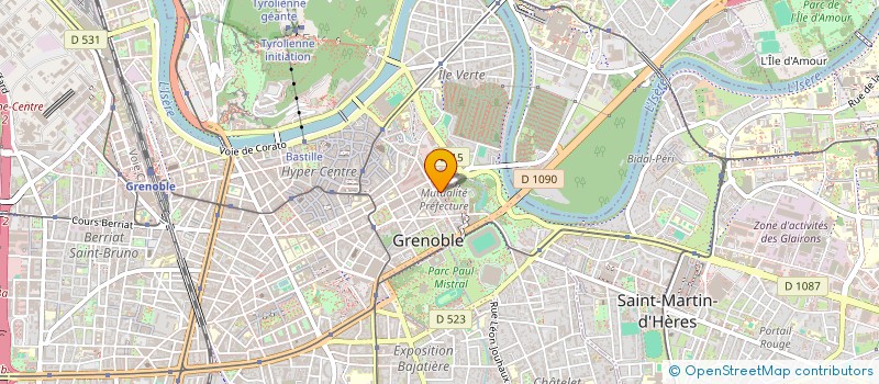 localisation de l'entreprise BIZ à GRENOBLE