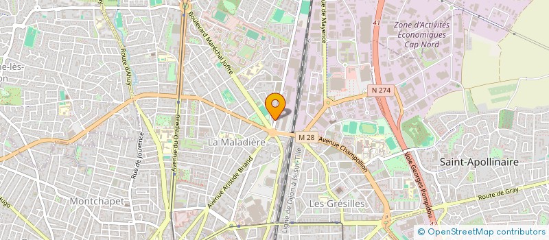 localisation de l'entreprise BIZ BIHAN  DIJON