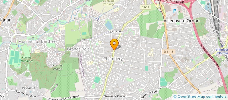 localisation de l'entreprise BIZ D'AGATHE à VILLENAVE-D'ORNON