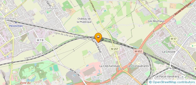 localisation de l'entreprise BIZ INVEST à LOMPRET