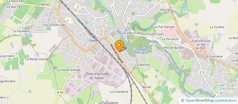 localisation de l'entreprise BIZ REPETITA  CLISSON