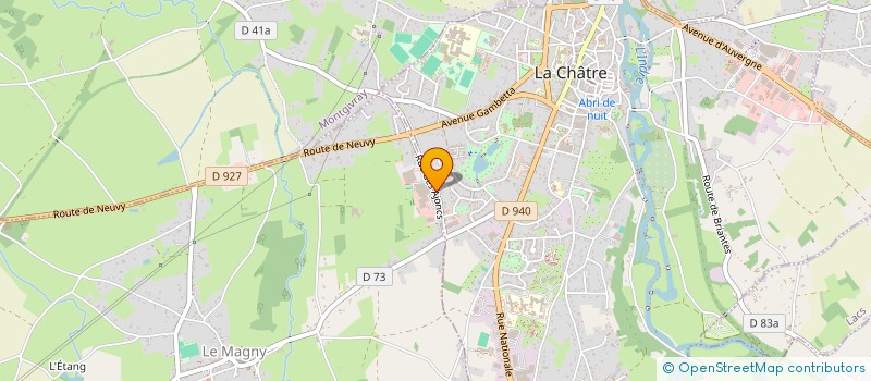 localisation de l'entreprise BIZACRO à LA CHATRE
