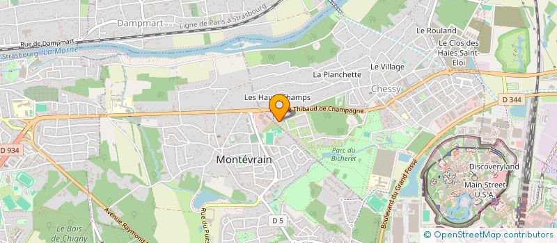 localisation de l'entreprise BIZANTIC  CHESSY