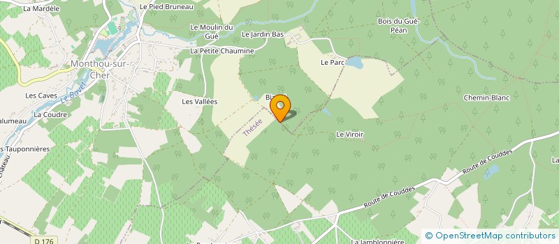 localisation de l'entreprise BIZARD  MONTHOU-SUR-CHER