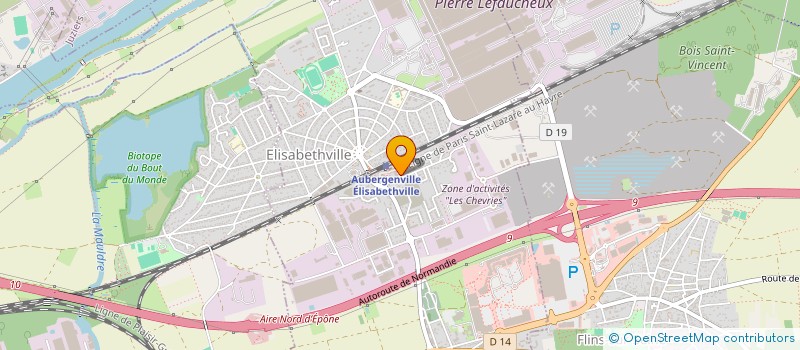 localisation de l'entreprise BIZCODE  AUBERGENVILLE