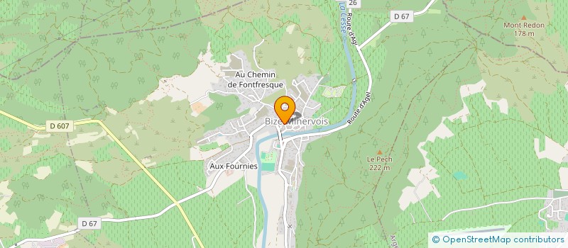 localisation de l'entreprise BIZE PATRIMOINE  BIZE-MINERVOIS