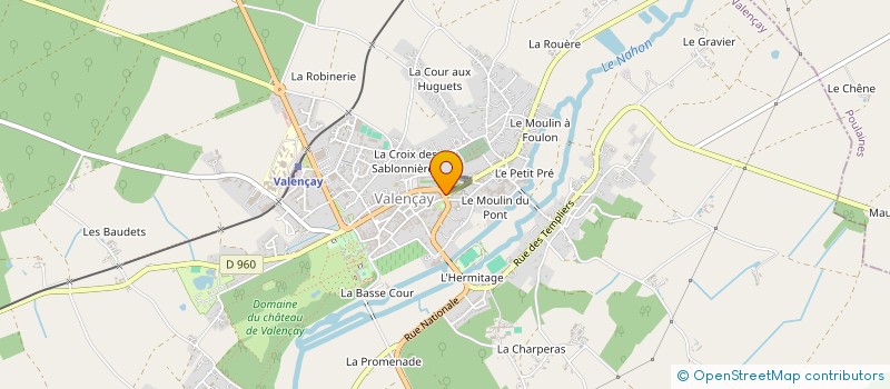 localisation de l'entreprise BIZEAU ENRIQUE à VALENCAY