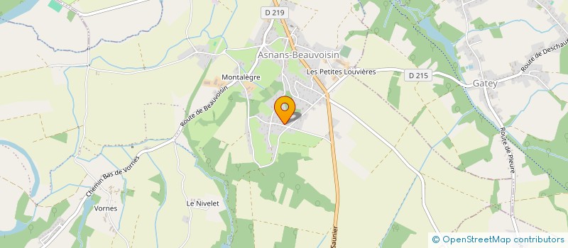 localisation de l'entreprise BIZELUC  ASNANS-BEAUVOISIN