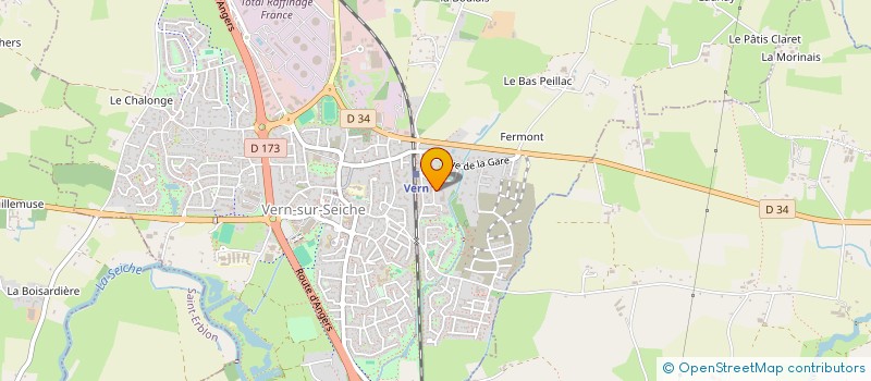 localisation de l'entreprise BIZERBA IMAGING SYSTEMS SAS  VERN-SUR-SEICHE