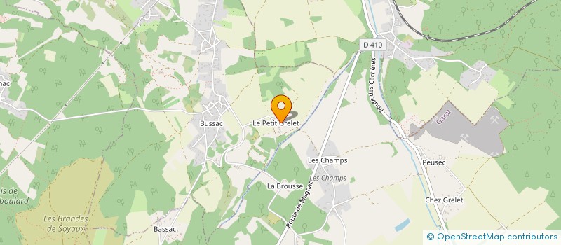 localisation de l'entreprise BIZET PELISSIER à MAGNAC-SUR-TOUVRE