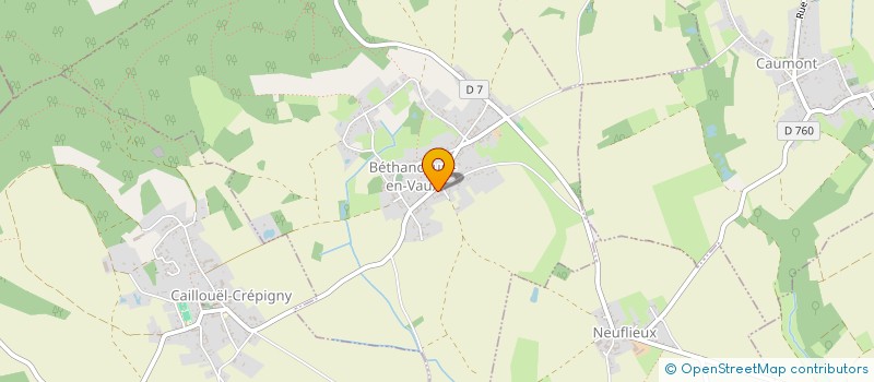 localisation de l'entreprise BIZET TRANSPORTS  BETHANCOURT-EN-VAUX