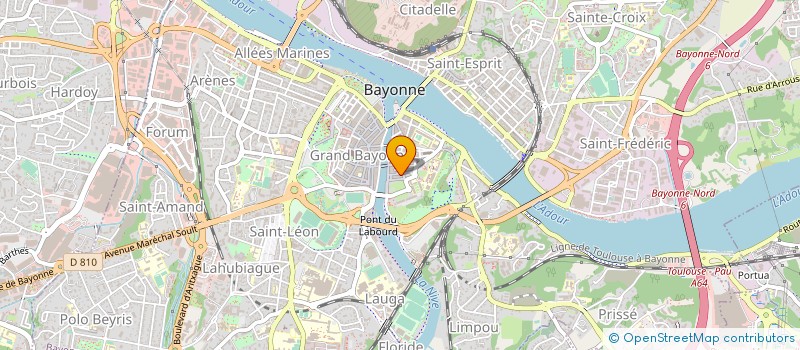 localisation de l'entreprise BIZI ! à BAYONNE