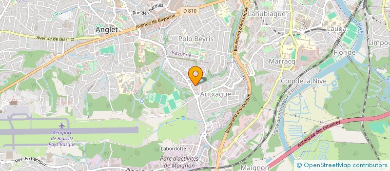 localisation de l'entreprise BIZI BERRIA  ANGLET