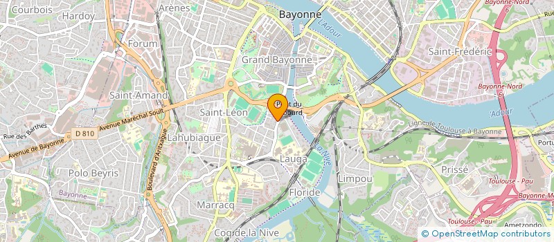 localisation de l'entreprise BIZIA  BAYONNE