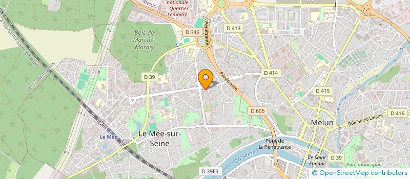 localisation de l'entreprise BIZIM MARKET  LE MEE SUR SEINE