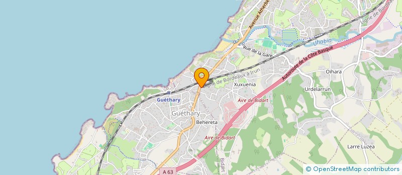 localisation de l'entreprise BIZIPOZ CONSEIL à BIDART