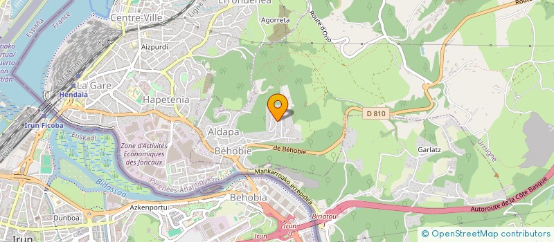 localisation de l'entreprise BIZKAIA  URRUGNE