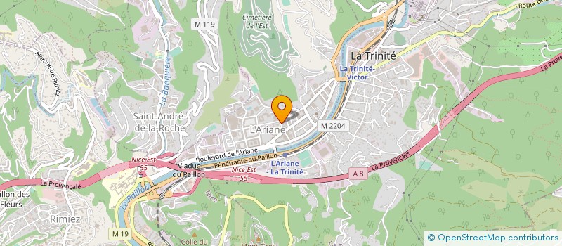localisation de l'entreprise BIZKONTE MULTI SERVICES à NICE