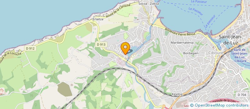 localisation de l'entreprise BIZKOR à SAINT-JEAN-DE-LUZ
