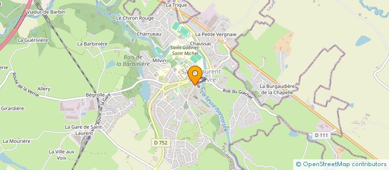 localisation de l'entreprise BIZON PERE ET FILS à SAINT-LAURENT-SUR-SEVRE