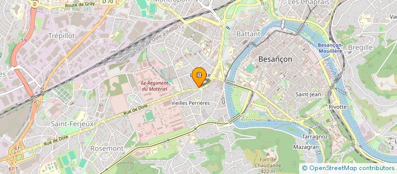 localisation de l'entreprise BIZONTEAM  BESANCON