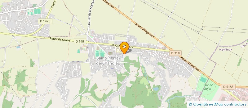 localisation de l'entreprise BIZPI CONSULTING  SAINT-PIERRE-DE-CHANDIEU