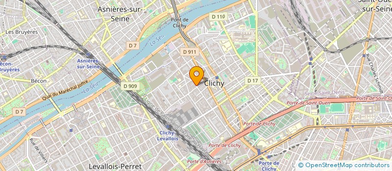 localisation de l'entreprise BIZRI ET FILS à CLICHY