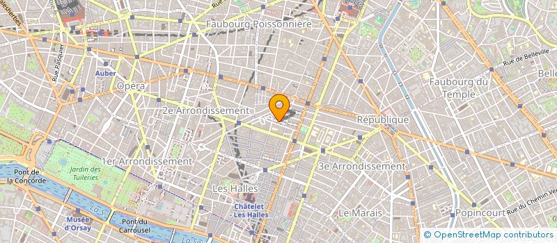 localisation de l'entreprise BIZZARRO à PARIS