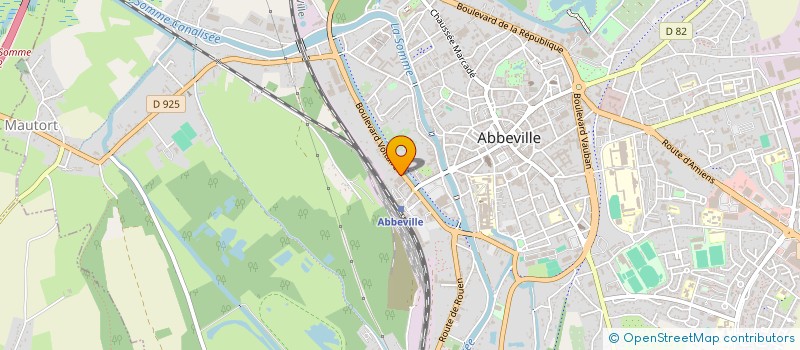 localisation de l'entreprise BJ à ABBEVILLE