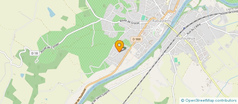 localisation de l'entreprise BJ AIRVOLUTION à RABASTENS