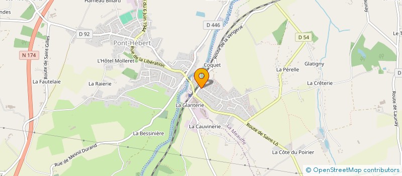 localisation de l'entreprise BJ AMO  LA MEAUFFE