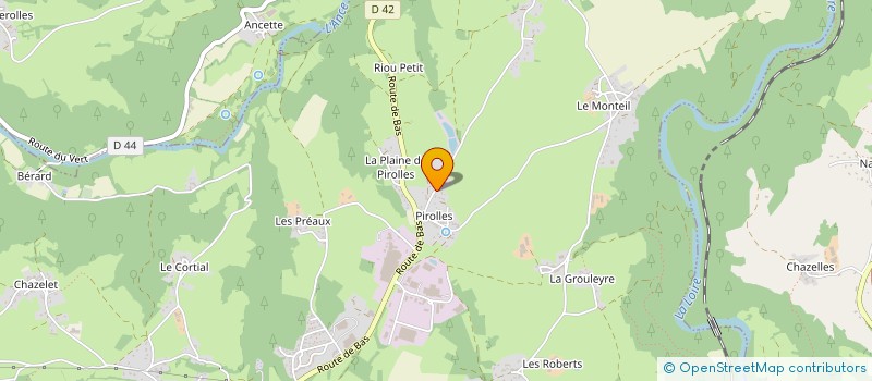 localisation de l'entreprise BJ BARDAGE ETANCHEITE  BEAUZAC