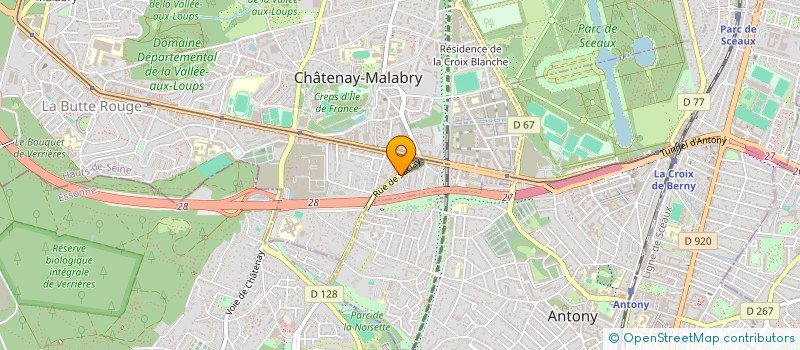 localisation de l'entreprise BJ CAPITAL à CHATENAY-MALABRY